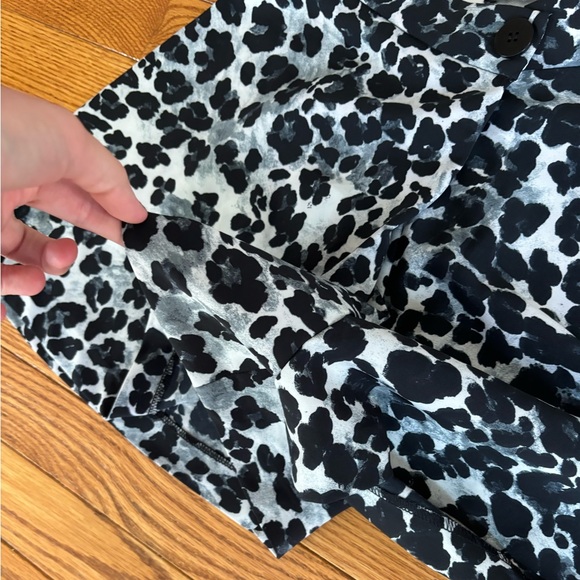 ZARA snow leopard print SKORT - Picture 5 of 6